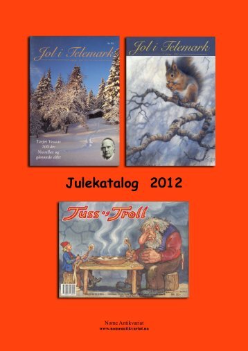 Julekatalog 2012 - Nome Antikvariat