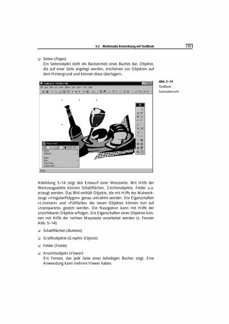 5 Entwicklung multimedialer Anwendungen