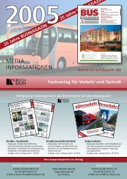 MEDIA INFORMATIONEN - Kirschbaum Verlag Gmbh
