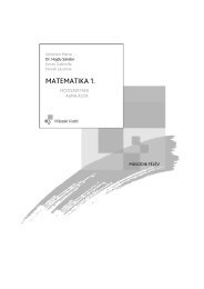 Matematika 1. MÃ³dszertani ajÃ¡nlÃ¡sok, mÃ¡sodik fÃ©lÃ©v - MÅ±szaki ...