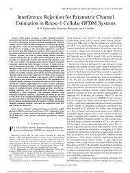 Interference Rejection for Reuse-1 Cellular OFDM Systems using ...