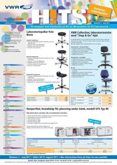 Sommar- erbjudanden - VWR-International GmbH