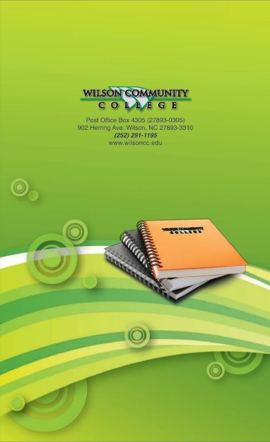 Student Handbook - Wilson Community College