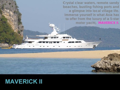 M/Y Maverick II - Paradise Yacht Charters