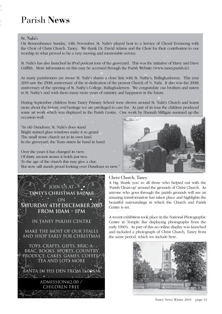 Volume 22 Issue 4 - Taney Parish website