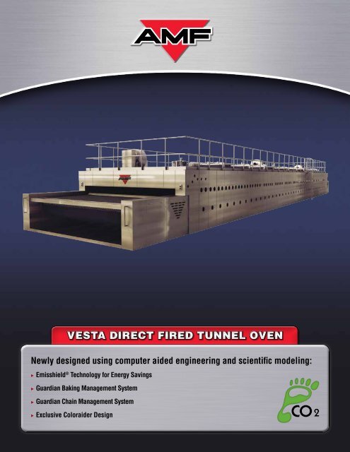 VESTA DIRECT FIRED TUNNEL OVEN - AMF Bakery Systems