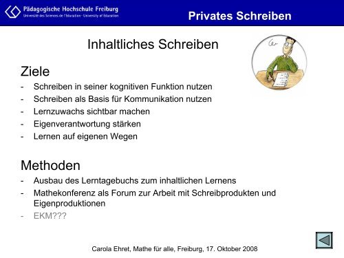 3. Privates Schreiben