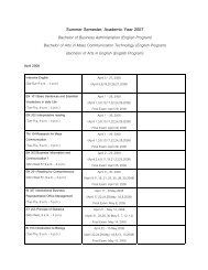 schedule - IIS RU