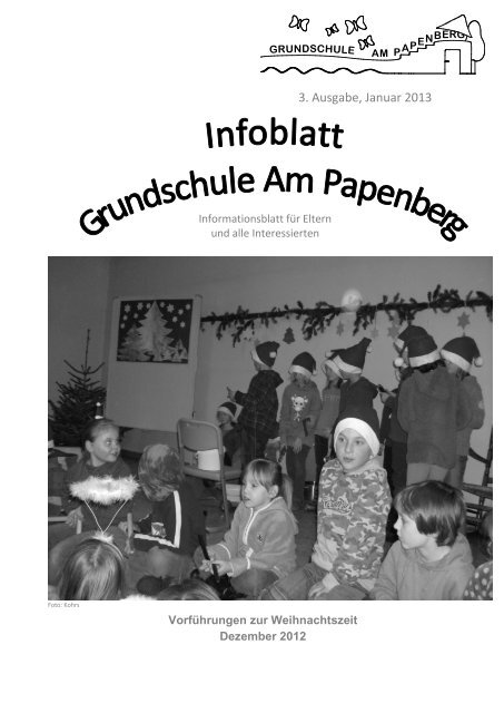 3. Ausgabe, Januar 2013 - Grundschule Bad Salzdetfurth