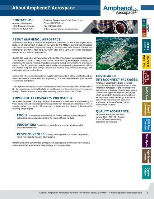 NEW 2010 Circular Interconnects Catalog - All sections - 12-C3