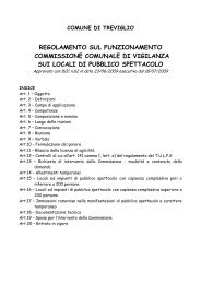 regolamento sul funzionamento commissione comunale di vigilanza ...