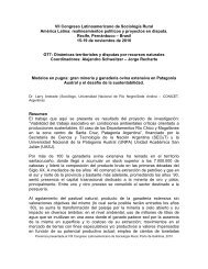 VII Congreso Latinoamericano de SociologÃ­a Rural AmÃ©rica ... - alasru