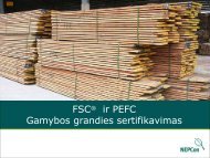 FSCÂ® ir PEFC Gamybos grandies sertifikavimas - NEPCon