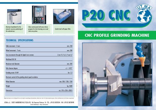 CNC PROFILE GRINDING MACHINE - Longato