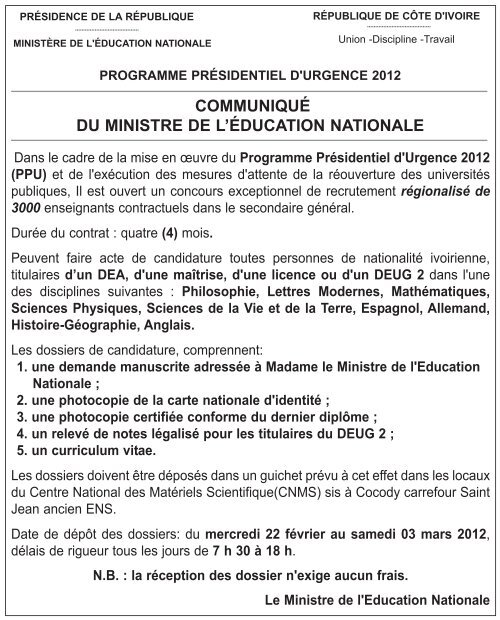 UNE Mercredi 28 février 2012 Kossonou.qxd - Cote d'Ivoire Mariage