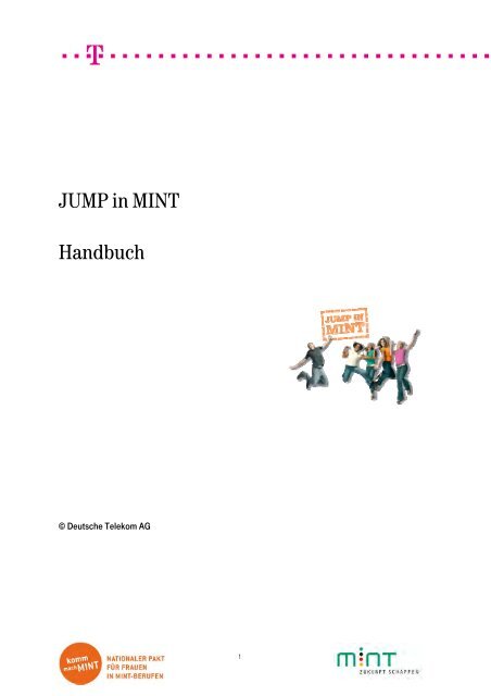 JUMP in MINT Handbuch - Komm, mach MINT.