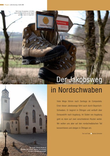 Der Jakobsweg in Nordschwaben - Bild-Text-Ton