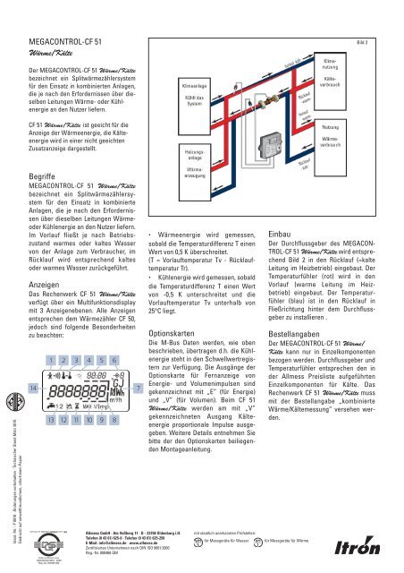 Megacontrol CF51 für Kälte-/Klimaanlagen - Allmess GmbH