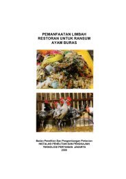 Pemanfaatan Limbah Restoran untuk Ransum ... - Pustaka Deptan