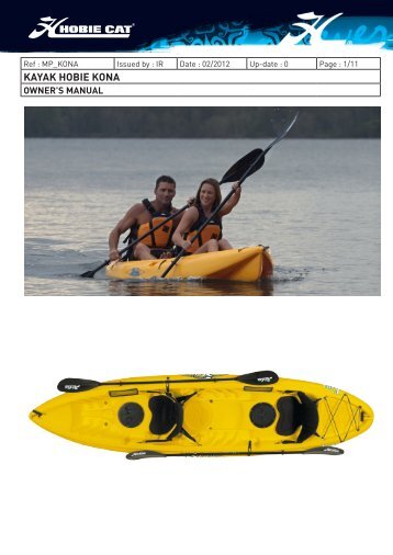 KAYAK HOBIE KONA - Hobie Cat
