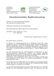 Informationen... - Landeskontrollverband Brandenburg eV