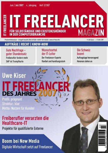 IT Freelancer Magazin Nr. 3/2007