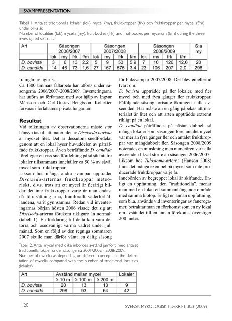 SMT 3-2009 - Sveriges Mykologiska FÃ¶rening