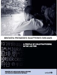 Broken Promises, Shattered Dreams - Unicef