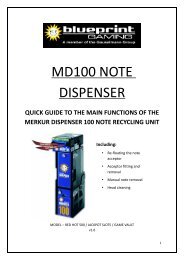 MD100 NOTE DISPENSER - Blueprint Gaming