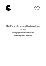 Die Europalehramts-Studiengänge