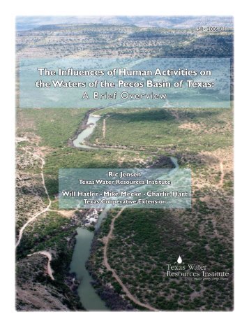 The Influences of Human Activities on the Waters of the Pecos Basin ...