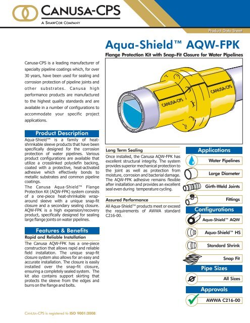 Details about  / CANUSA Aquashield AQW-HS Blue Corrosion Protection Sleeves for Water Pipe