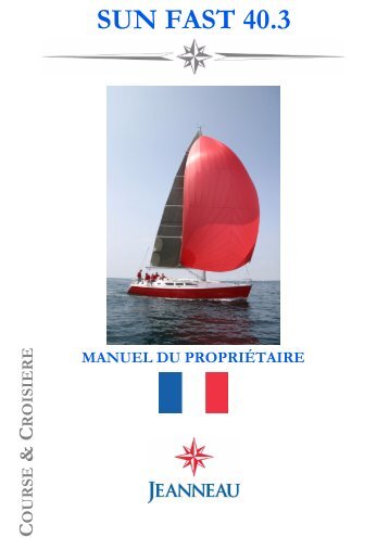 Manuel propriÃ©taire - Chantier Naval JEANNEAU