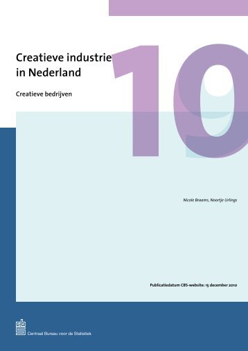 Creatieve industrie in Nederland - Cbs