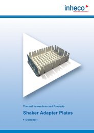 Shaker Adapter Plates - Inheco