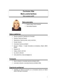 Curriculum Vitae Marta Lorente SariÃ±ena - Hicoes