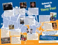 téléchargez notre brochure - Terry Fox Foundation