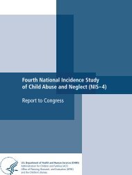 Fourth National Incidence Study of Child Abuse and Neglect (NISâ4)