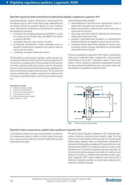 ModulovÃ½ regulaÄnÃ½ systÃ©m Logamatic 4000 RegulÃ¡tory a ... - Buderus