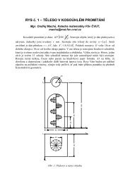 RYS Ä. 1 â TÄLESO V KOSOÃHLÃM PROMÃTÃNÃ ( )xy