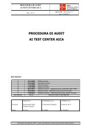 Procedura di Audit ECDL (QA-AU10) - Aica