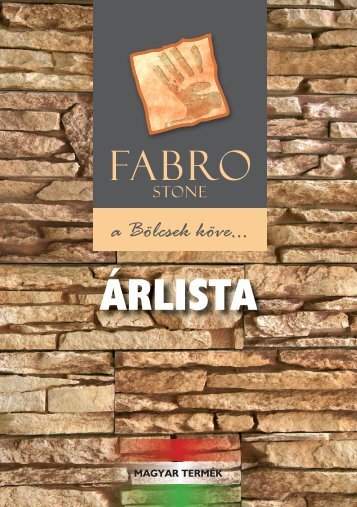 2010-es FABRO Ã¡rlista - FabroStone
