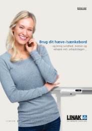 Brug dit sidde-stÃ¥ bord brochure - Linak