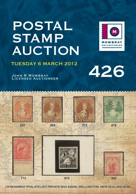 JRM Auction System - Postal Catalogue - Mowbray Collectables