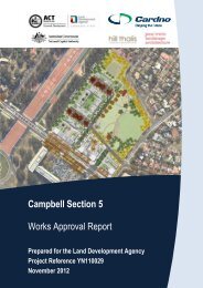 Works Approval Report.pdf - the National Capital Authority