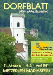 Wandern entlang der Landesgrenze - Metzerlen-Mariastein