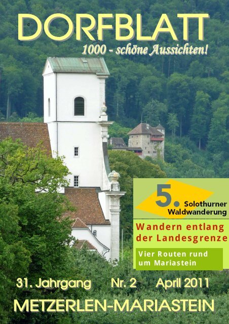 Wandern entlang der Landesgrenze - Metzerlen-Mariastein