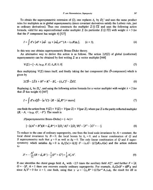 SUPERGRAVITY P. van NIEUWENHUIZEN To Joel Scherk 0370 ...