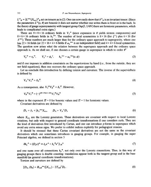 SUPERGRAVITY P. van NIEUWENHUIZEN To Joel Scherk 0370 ...