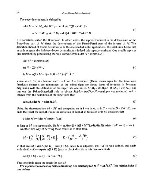 SUPERGRAVITY P. van NIEUWENHUIZEN To Joel Scherk 0370 ...